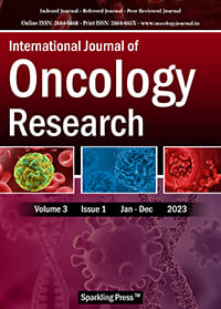 International Journal of Oncology Research Cover Page